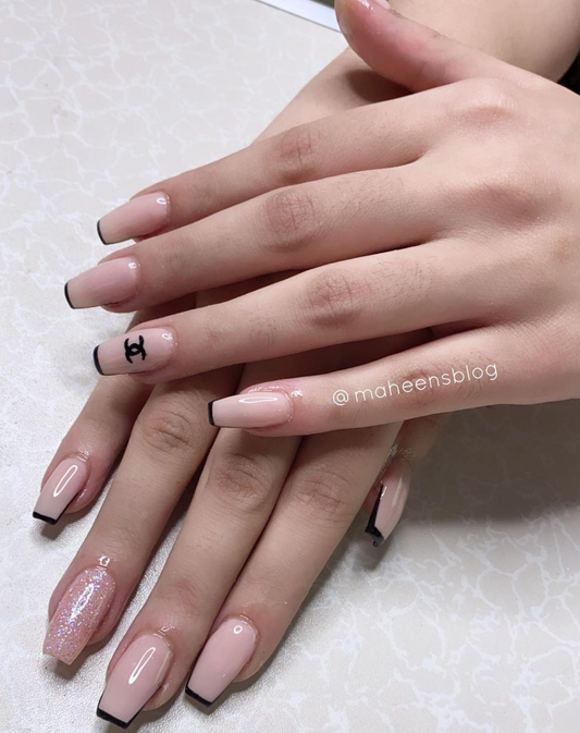 Chanel Black Tips